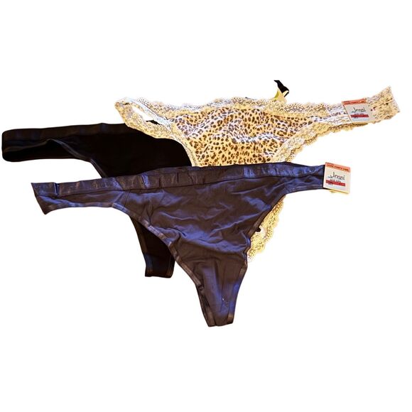 Brand New Lot of 3 Jenni Women’s XXXL Core Panty Underwer String Multicolor - Picture 1 of 3
